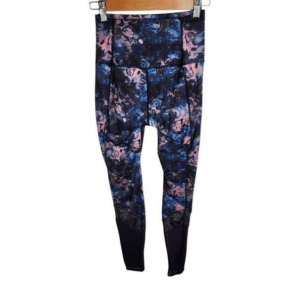 Lululemon If You're Lucky Pant Full Luxtreme Moody Mirage Bark Berry Deep Navy‎ - Picture 5 of 9